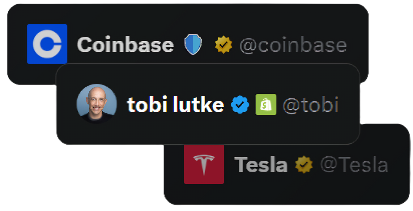Verified profile example
